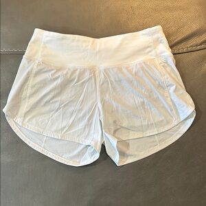 Lululemon Women's White Athletic Shorts, size 4